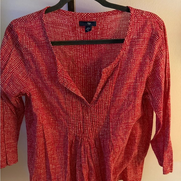 GAP Tops - GAP Red Women's Blouse